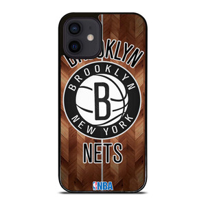 BROOKLYN NETS WOODEN LOGO iPhone 12 Mini Case Cover BROOKLYN NETS WOODEN LOGO iPhone 12 Mini Case Cover