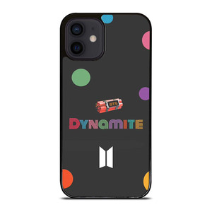 BTS DYNAMITE POLKADOTS iPhone 12 Mini Case Cover BTS DYNAMITE POLKADOTS iPhone 12 Mini Case Cover