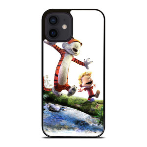 CALVIN AND HOBBES RIVER WOOD iPhone 12 Mini Case Cover CALVIN AND HOBBES RIVER WOOD iPhone 12 Mini Case Cover