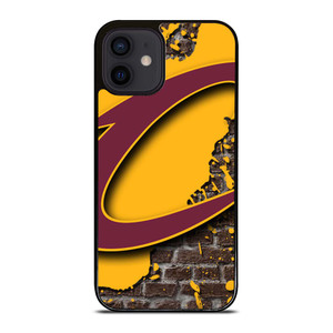 CLEVELAND CAVALIERS WALL SPLASH iPhone 12 Mini Case Cover CLEVELAND CAVALIERS WALL SPLASH iPhone 12 Mini Case Cover