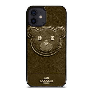 COACH NEW YORK BROWN BEAR iPhone 12 Mini Case Cover