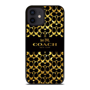 COACH NEW YORK GOLDEN iPhone 12 Mini Case Cover
