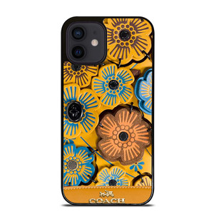COACH NEW YORK ROSE TEA iPhone 12 Mini Case Cover COACH NEW YORK ROSE TEA iPhone 12 Mini Case Cover