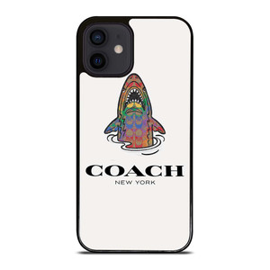 COACH NEW YORK SHARK iPhone 12 Mini Case Cover COACH NEW YORK SHARK iPhone 12 Mini Case Cover