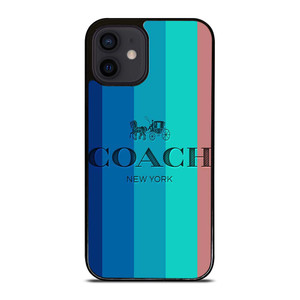 COACH NEW YORK STRIPES iPhone 12 Mini Case Cover