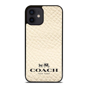COACH NEW YORK WHITE iPhone 12 Mini Case Cover