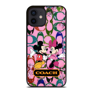 COACH PINK MICKEY MINNIE iPhone 12 Mini Case Cover