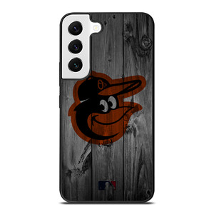 BALTIMORE ORIOLES BASEBALL MLB WOOD LOGO Samsung Galaxy S22 Case Cover