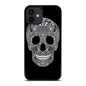 DAY OF THE DEAD SKULL iPhone 12 Mini Case Cover DAY OF THE DEAD SKULL iPhone 12 Mini Case Cover