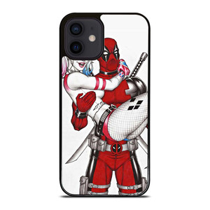DEADPOOL HARLEY QUINN CARTOON iPhone 12 Mini Case Cover