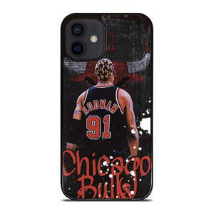 DENNIS RODMAN CHICAGO BULLS RETRO iPhone 12 Mini Case Cover DENNIS RODMAN CHICAGO BULLS RETRO iPhone 12 Mini Case Cover