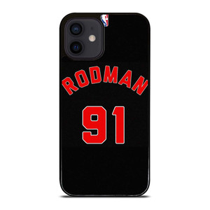 DENNIS RODMAN CHICAGO BULLS iPhone 12 Mini Case Cover DENNIS RODMAN CHICAGO BULLS iPhone 12 Mini Case Cover