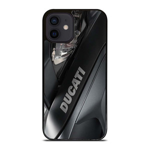 DUCATI BLACK LOGO EMBLEM iPhone 12 Mini Case Cover