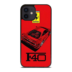 FERRARI F40 SUPERCAR LOGO iPhone 12 Mini Case Cover