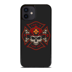 FIREFIGHTER FIREMAN SKULL LOGO iPhone 12 Mini Case Cover