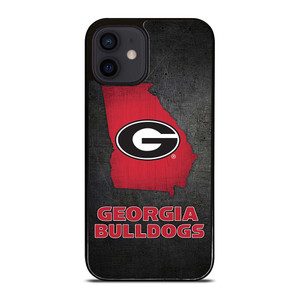 GEORGIA BULLDOGS SYMBOL METAL iPhone 12 Mini Case Cover GEORGIA BULLDOGS SYMBOL METAL iPhone 12 Mini Case Cover