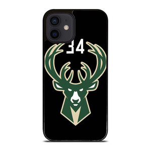 GIANNIS ANTETOKOUNMPO MILWAUKEE BUCKS LOGO iPhone 12 Mini Case Cover