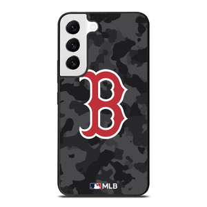 BOSTON RED SOX BASEBALL BLACK CAMO Samsung Galaxy S22 Case Cover BOSTON RED SOX BASEBALL BLACK CAMO Samsung Galaxy S22 Case Cover