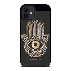 HAMSA EVIL EYE HAND OF FATIMA LOGO iPhone 12 Mini Case Cover