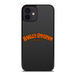 HARLEY DAVIDSON MOTOR CO CARBON iPhone 12 Mini Case Cover
