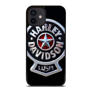 HARLEY DAVIDSON USA METAL EMBLEM iPhone 12 Mini Case Cover