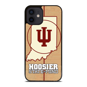 HOOSIER STATE OF MIND INDIANA WOODEN LOGO iPhone 12 Mini Case Cover