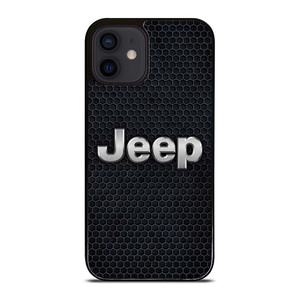 JEEP BLACK METAL LOGO iPhone 12 Mini Case Cover