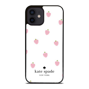 KATE SPADE NEW YORK PINK STRAWBERRY iPhone 12 Mini Case Cover