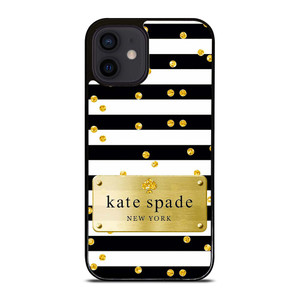 KATE SPADE POLKADOTS GOLD iPhone 12 Mini Case Cover KATE SPADE POLKADOTS GOLD iPhone 12 Mini Case Cover