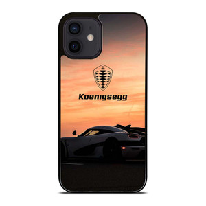 KOENIGSEGG CAR SUNSET LOGO iPhone 12 Mini Case Cover KOENIGSEGG CAR SUNSET LOGO iPhone 12 Mini Case Cover