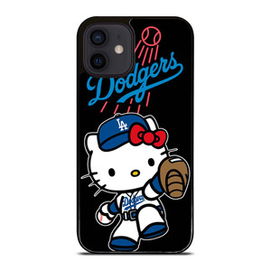 LA DODGERS HELLO KITTY BASEBALL iPhone 12 Mini Case Cover