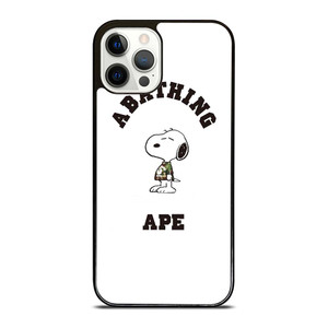 A BATHING APE BAPE SNOOPY iPhone 12 Pro Case Cover