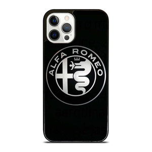 ALFA ROMEO METAL BLACK iPhone 12 Pro Case Cover ALFA ROMEO METAL BLACK iPhone 12 Pro Case Cover