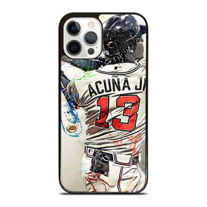 ATLANTA BRAVES ACUNA JR 13 BASEBALL iPhone 12 Pro Case Cover