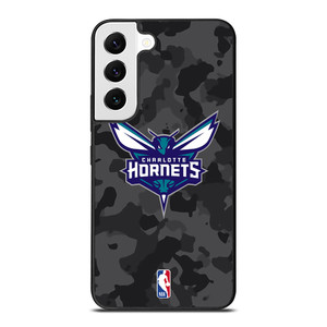 CHARLOTTE HORNETS BLACK CAMO Samsung Galaxy S22 Case Cover