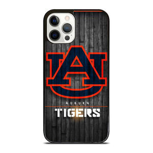 AUBURN TIGERS WOODEN LOGO iPhone 12 Pro Case Cover