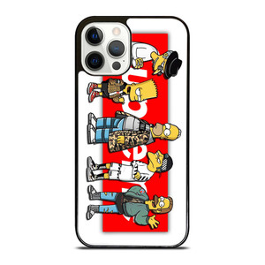 BART SIMPSON X SUPREME LOGO iPhone 12 Pro Case Cover
