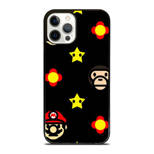 BATHING APE BAPE MARIO BROS iPhone 12 Pro Case Cover