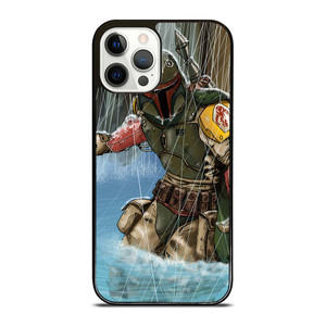 BOBA FETT STAR WARS CARTOON iPhone 12 Pro Case Cover BOBA FETT STAR WARS CARTOON iPhone 12 Pro Case Cover
