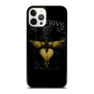 BON JOVI BAND GOLD LOGO iPhone 12 Pro Case Cover