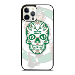 BOSTON CELTICS BASKET SKULL iPhone 12 Pro Case Cover