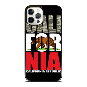 CALIFORNIA REPUBLIC CAMO SYMBOL iPhone 12 Pro Case Cover