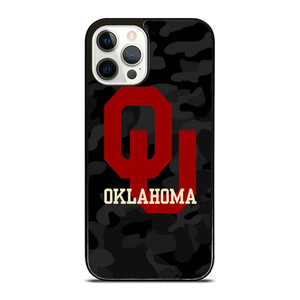 CAMO OKLAHOMA SOONERS LOGO iPhone 12 Pro Case Cover