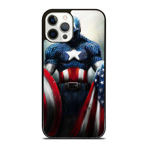 CAPTAIN AMERICA MARVEL ART iPhone 12 Pro Case Cover