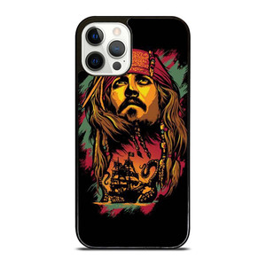 CAPTAIN JACK PIRATES OF THE CARIBBEAN ART iPhone 12 Pro Case Cover