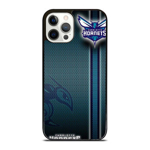 CHARLOTTE HORNETS METAL LOGO iPhone 12 Pro Case Cover