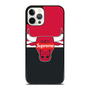 CHICAGO BULLS SUPREME LOGO iPhone 12 Pro Case Cover