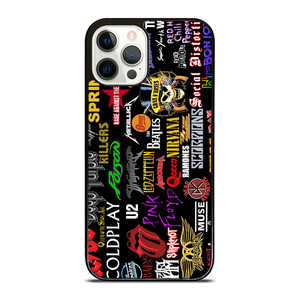 CLASSIC ROCK BAND COLLAGE iPhone 12 Pro Case Cover