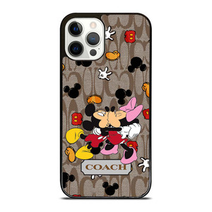 COACH MICKEY MINNIE MOUSE KISS iPhone 12 Pro Case Cover
