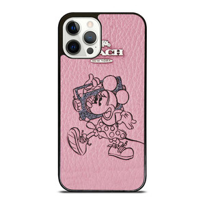 COACH MINNIE MOUSE PINK iPhone 12 Pro Case Cover